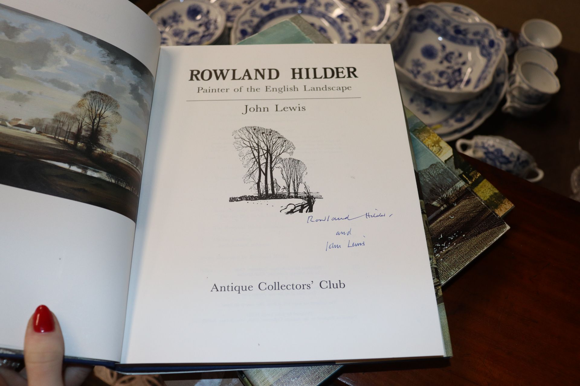 Roland Hilder, three hand signed first edition boo - Image 3 of 12
