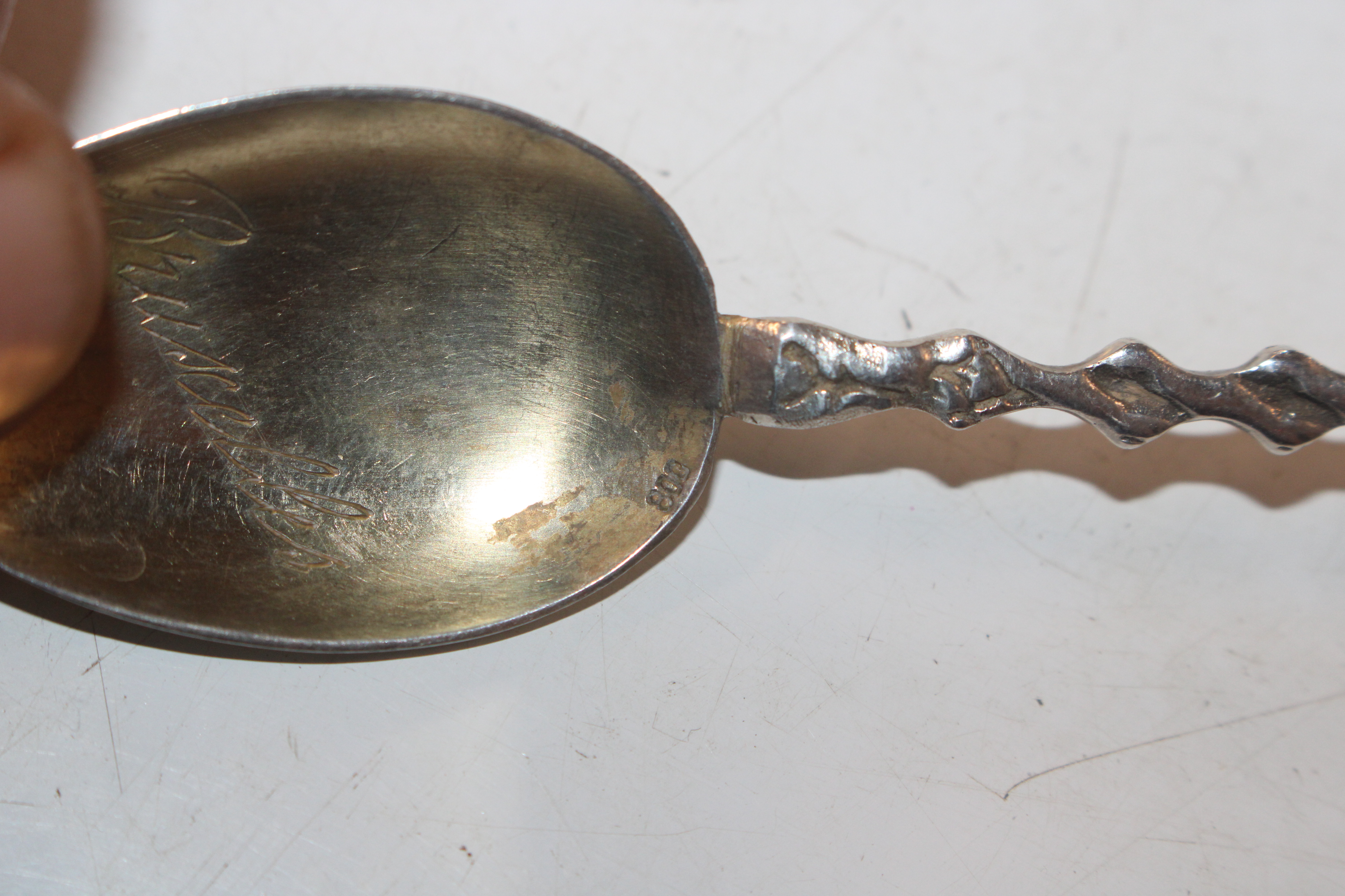 Eight silver and Sterling silver souvenir spoons, - Image 3 of 22