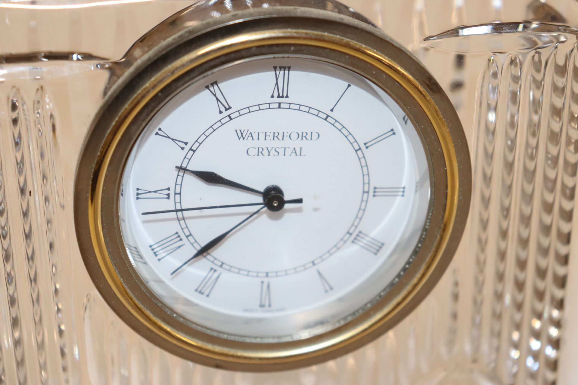 A Waterford lead crystal clock and a Galway Irish - Image 3 of 13