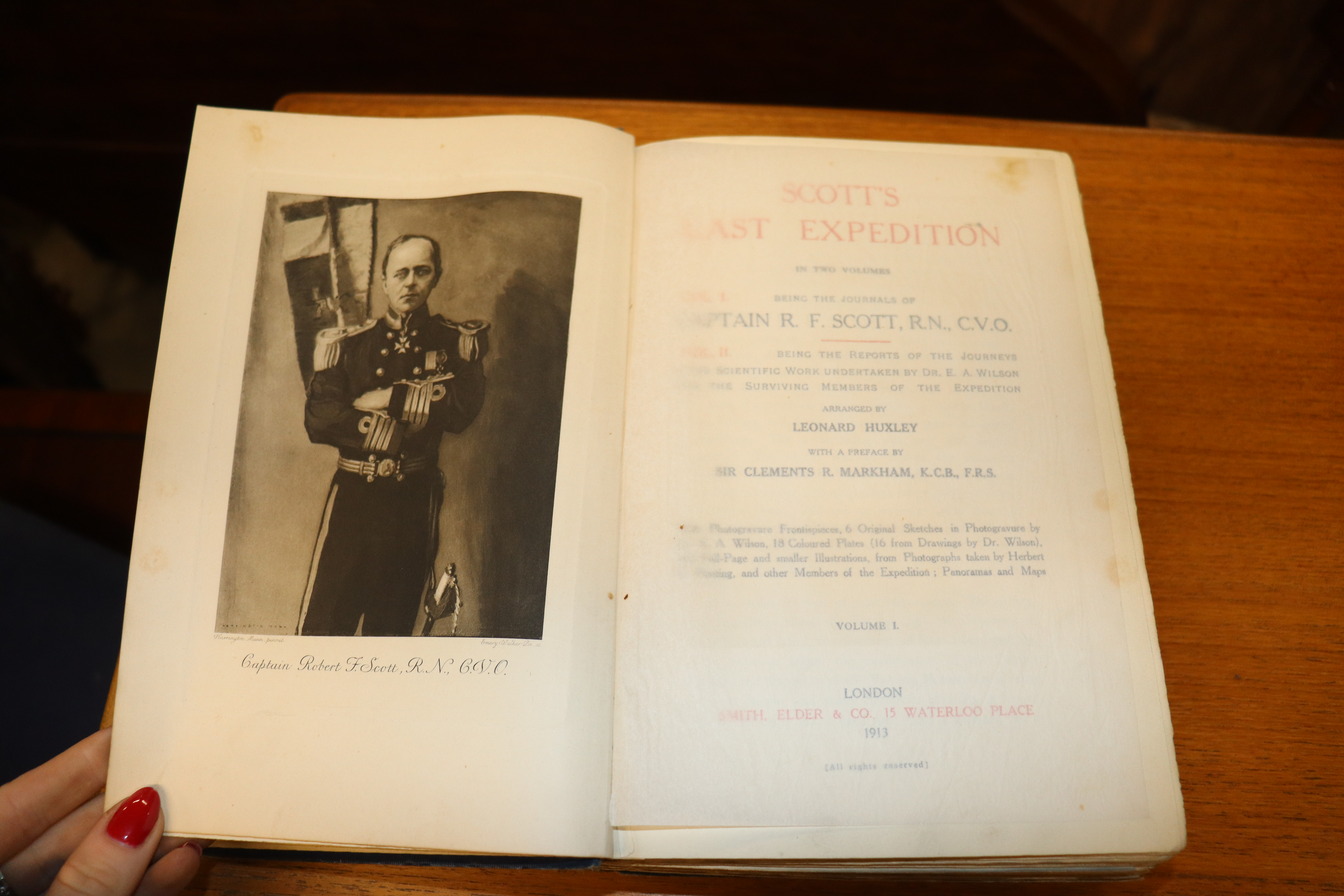 Scott's Last Expedition, volumes 1 & 2; and "South - Image 21 of 32