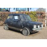 Mini 1275 GT. Registration SVG 849R. Date of first