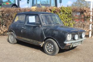 Mini 1275 GT. Registration SVG 849R. Date of first