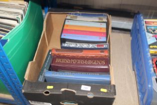 A box of Folio Society and other books