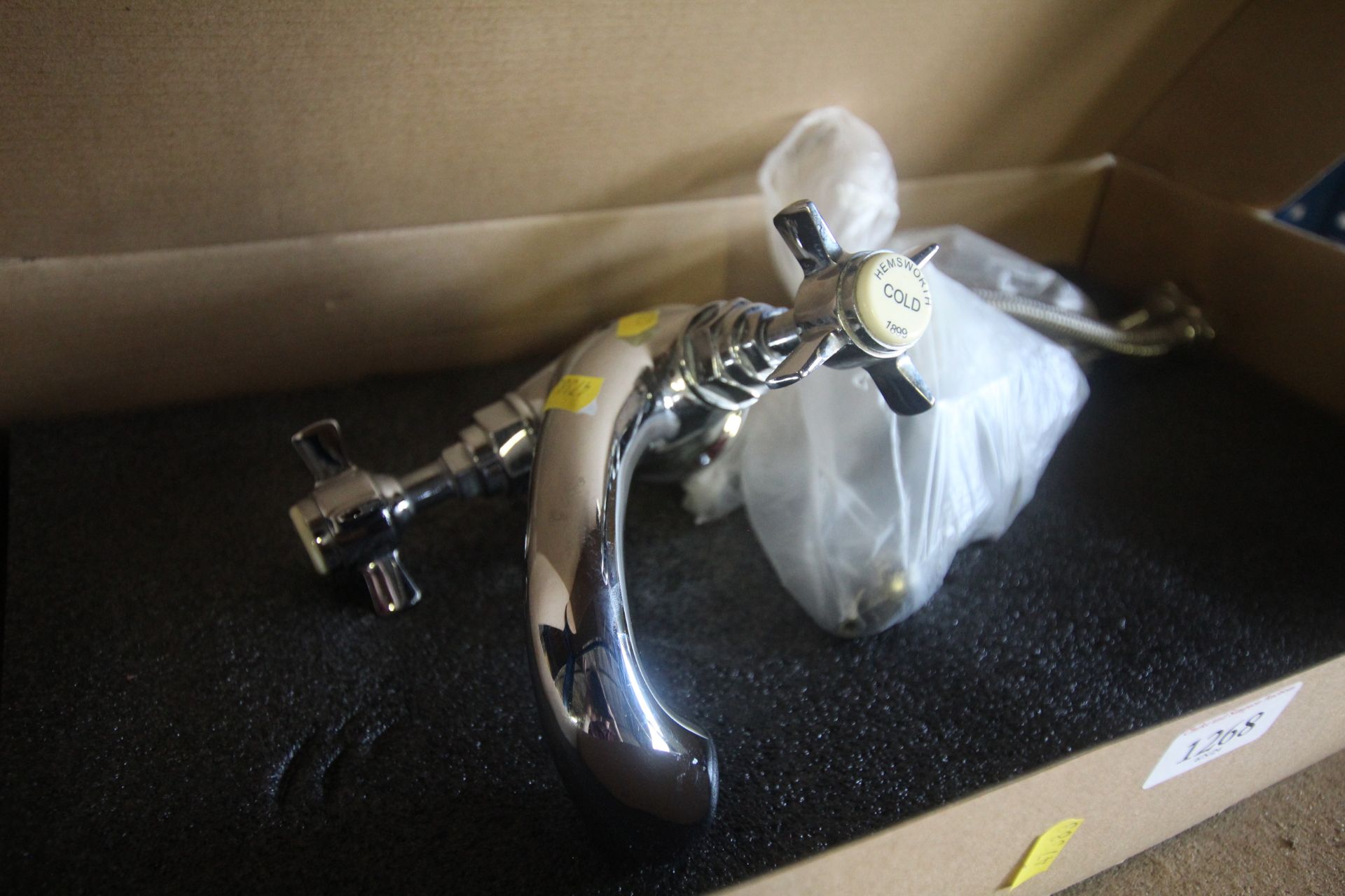 A Hemsworth chrome mixer tap with original accesso - Image 2 of 2