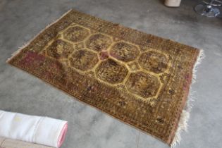 An approx. 7' x 4'5" vintage Persian rug