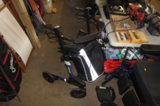 A Topro Odysse folding stroller with front carryin