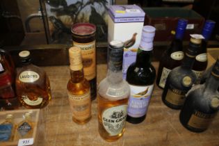 A bottle of Glenmorangie single malt whisky, a bot
