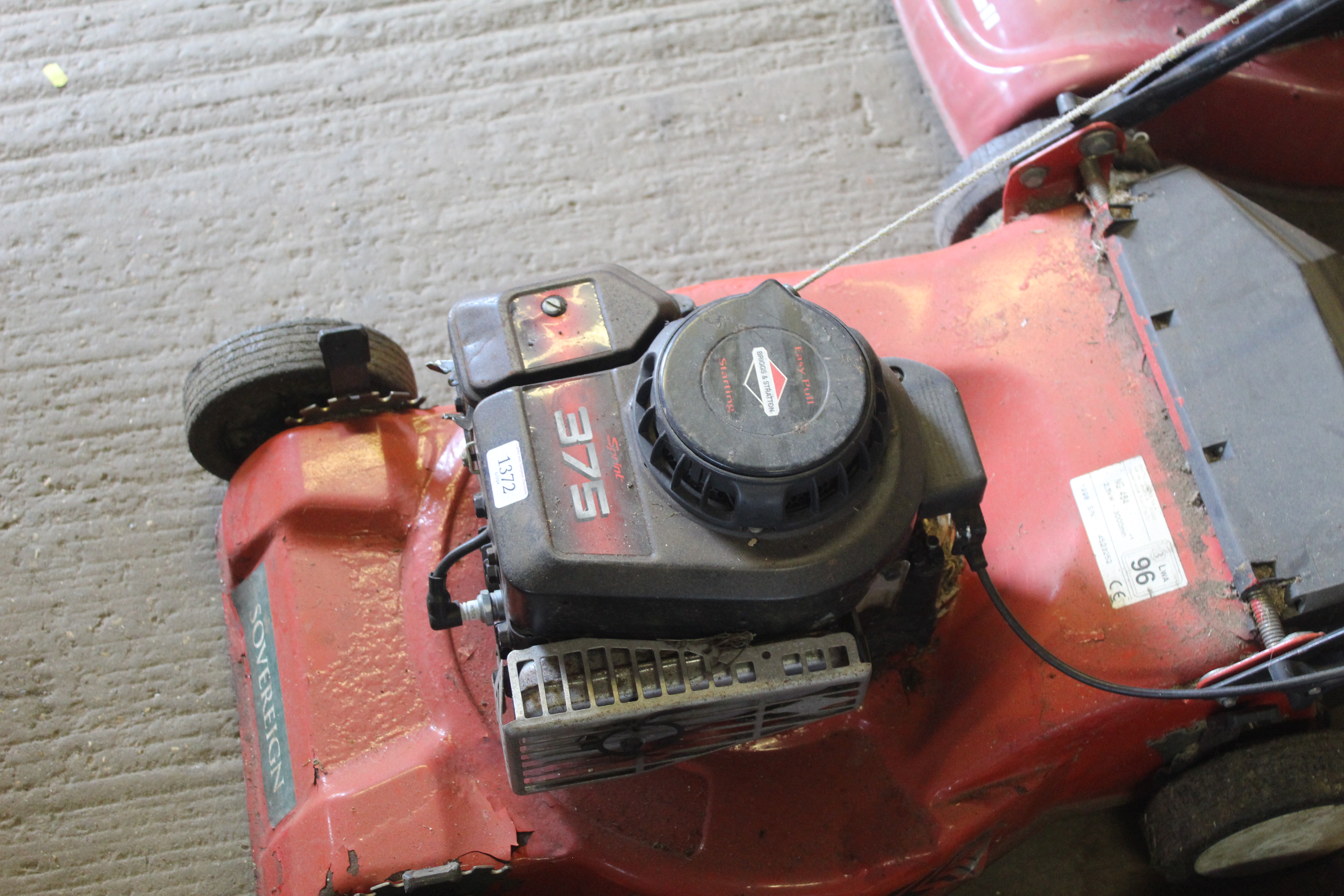 A Sovereign petrol rotary lawnmower with Briggs & - Image 3 of 4