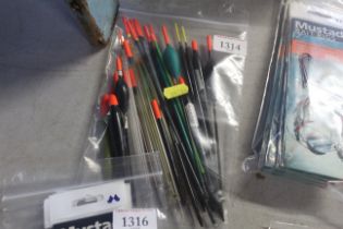 A quantity of assorted fishing floats