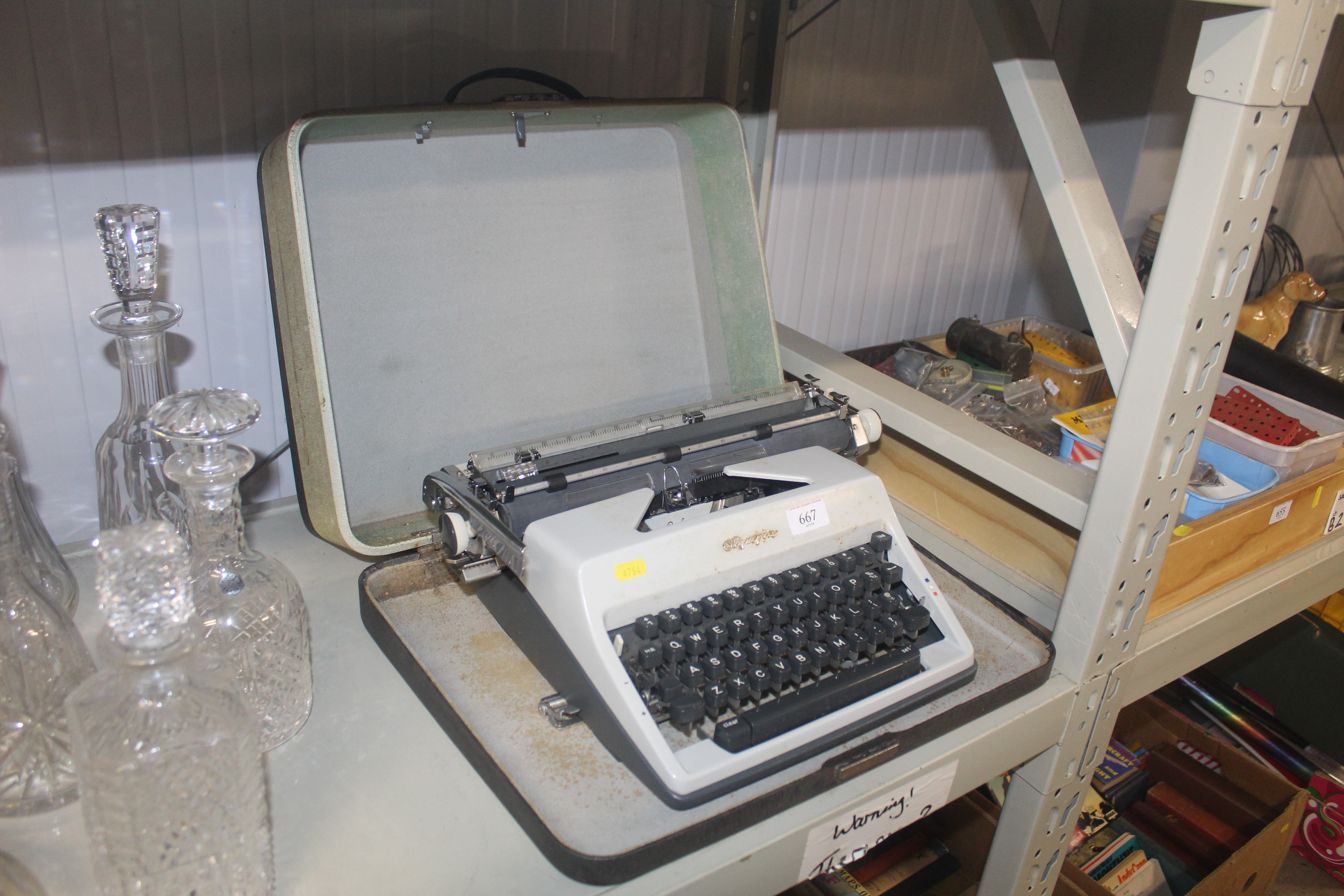 An Olympia Deluxe typewriter - Image 2 of 2