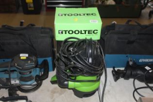 A Tooltec 240v submersible dirty water pump with original box and instruction guide