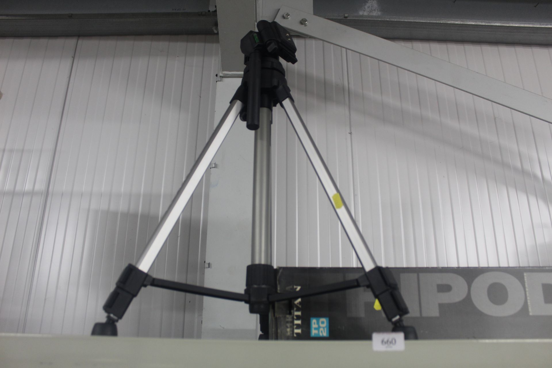 A camera tripod