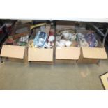 Four boxes of various sundries including china