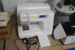 A Janome Memory Craft 4800 sewing machine