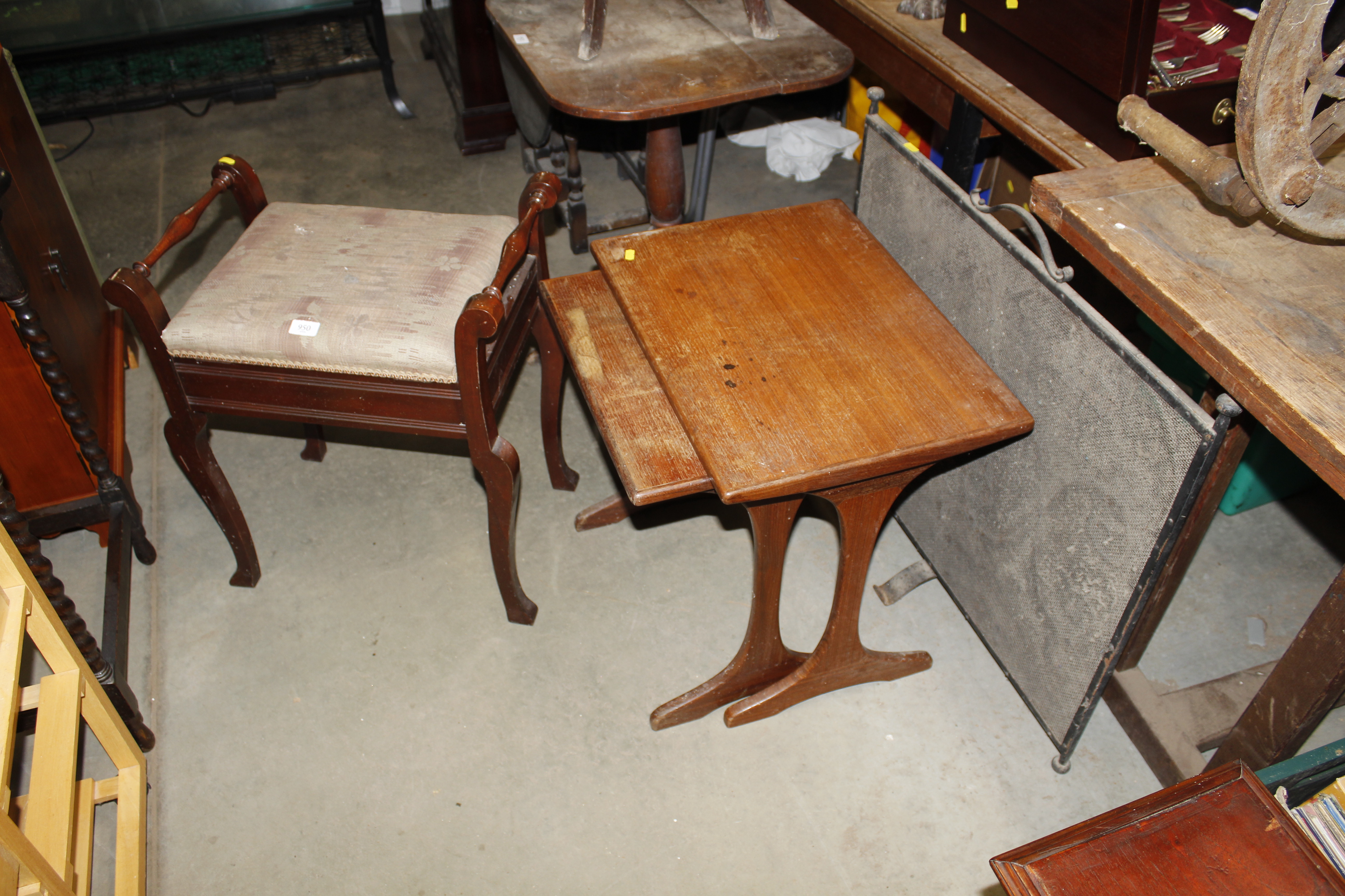 A graduated pair of G-plan style occasional tables