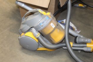 A Dyson dual cyclone vacuum cleaner