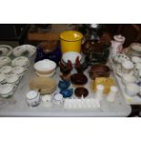 A collection of egg tureens, Portmeirion game dish