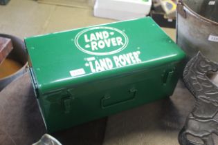 A metal toolbox for ' Land Rover' (232)