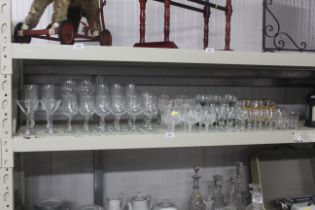 A collection of various drinking glasses