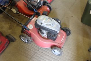 A Einhell GC-PM46 petrol rotary lawnmower