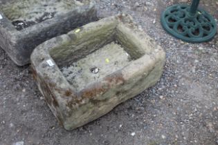 A stone sink
