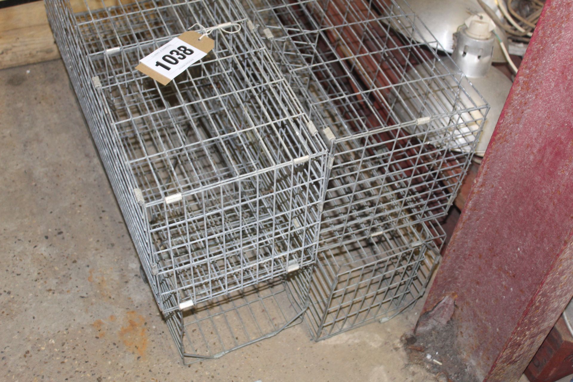 4x vermin/ rabbit traps.