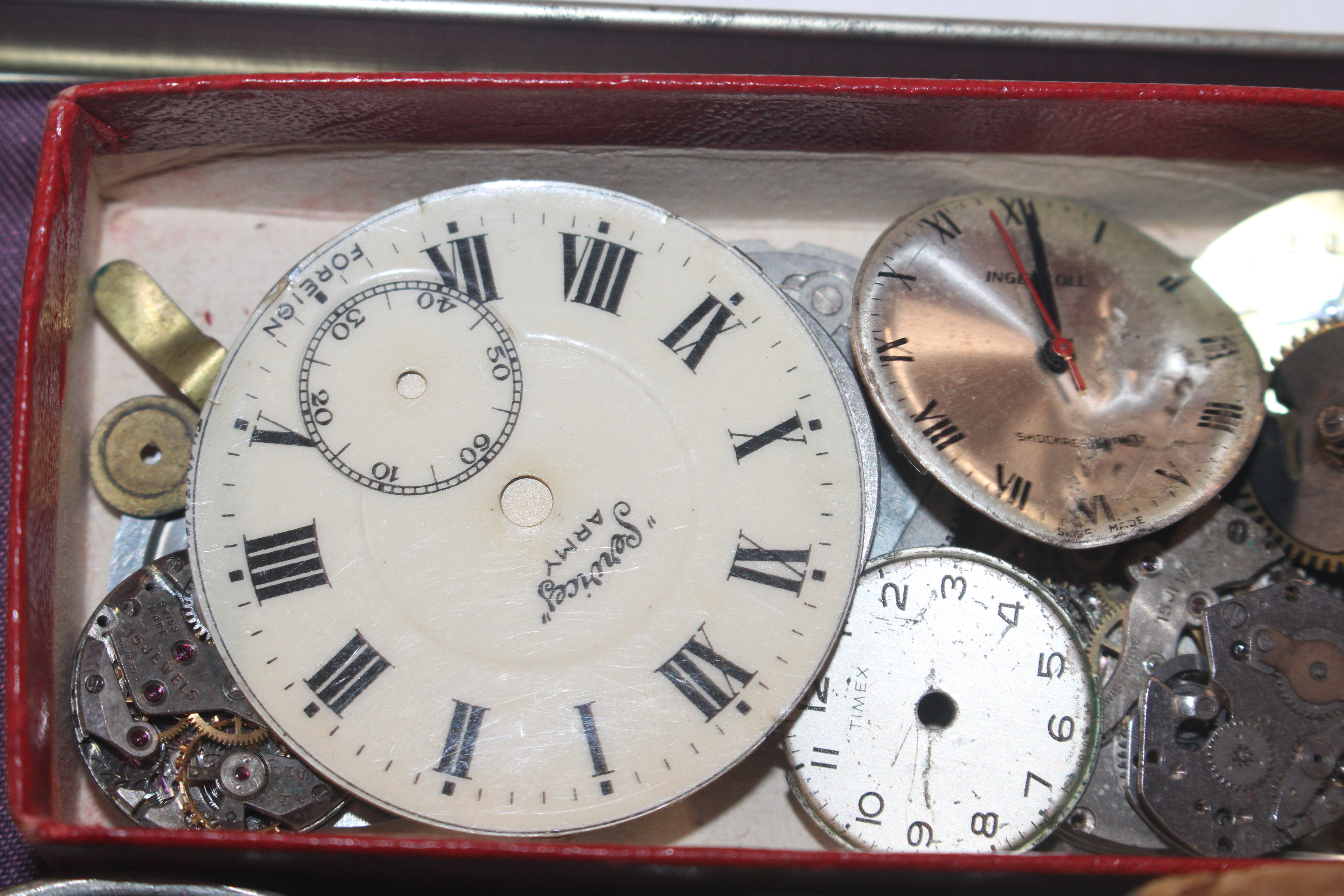 A tray of various pocket watches and parts for spa - Image 11 of 13