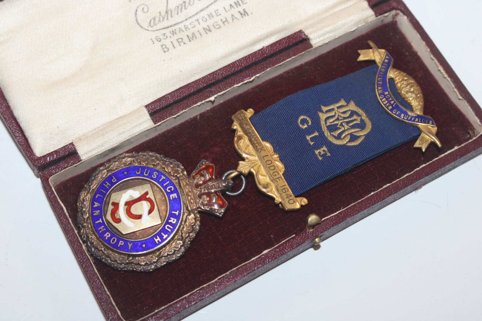 A collection of silver gilt and other Masonic meda - Image 2 of 43