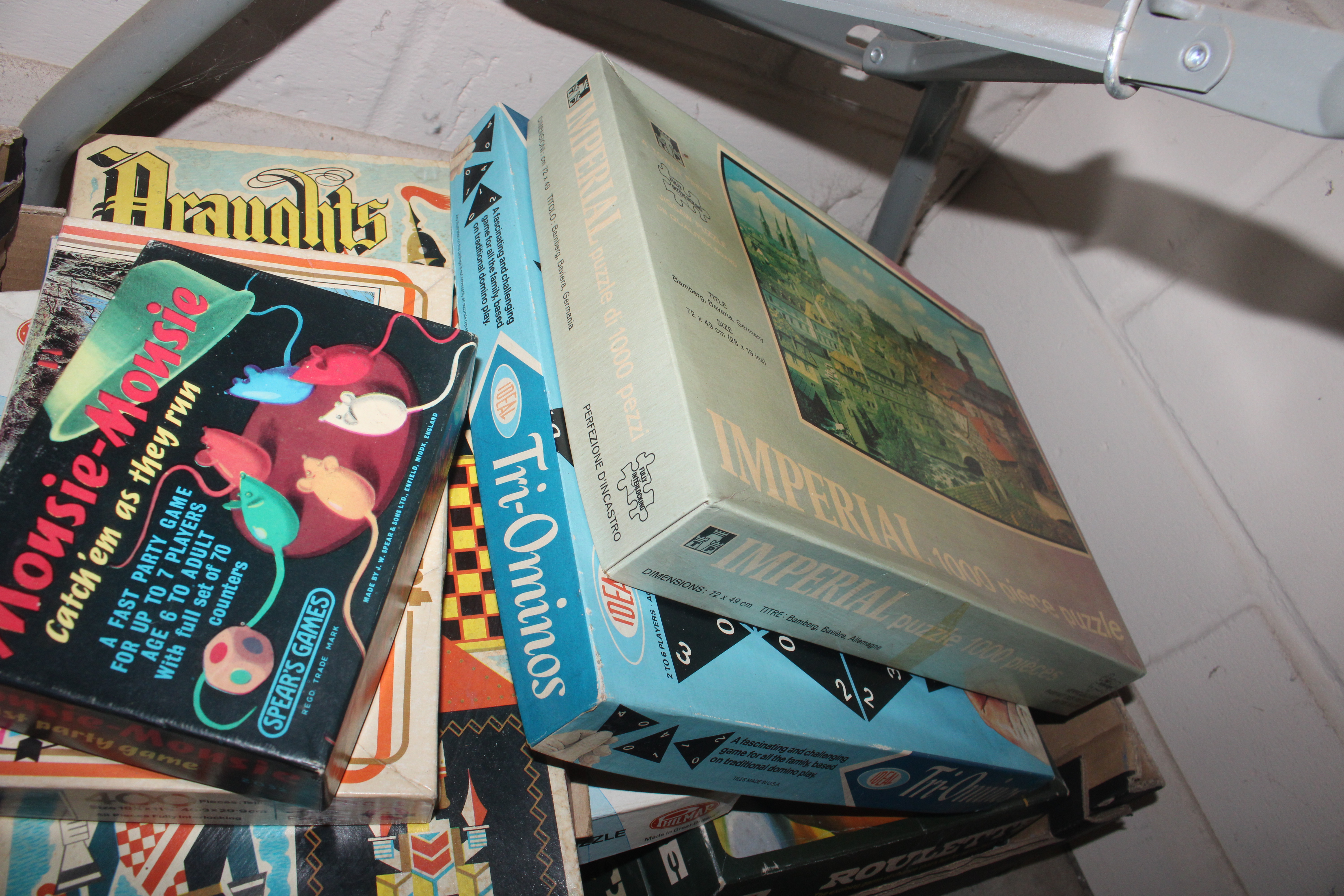 Three boxes of miscellaneous vintage games and puz - Image 4 of 4