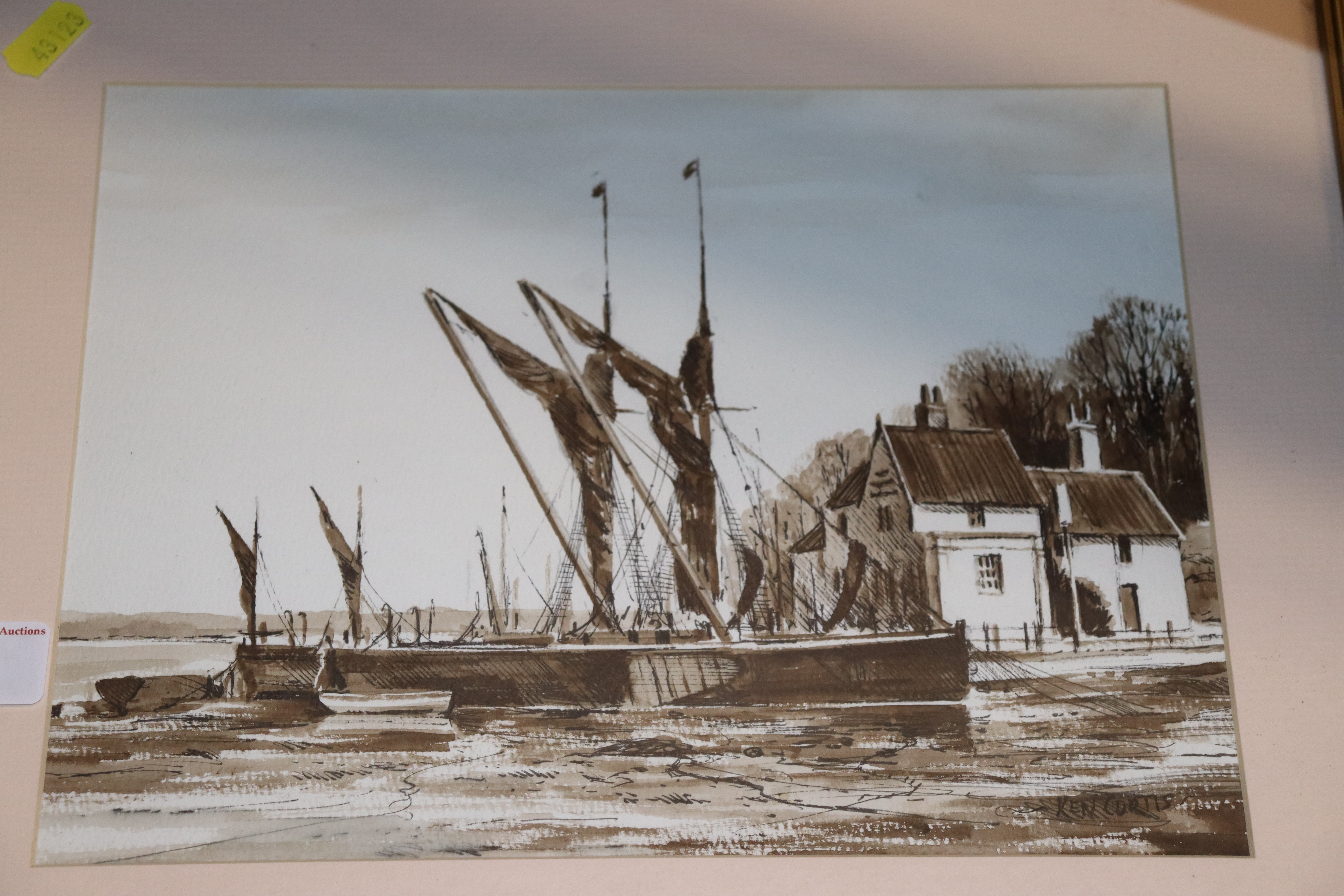 Ken Curtis, sepia study Pin MIll - Image 2 of 3