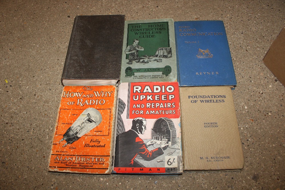 A box of books including Vintage radio and others - Image 2 of 5