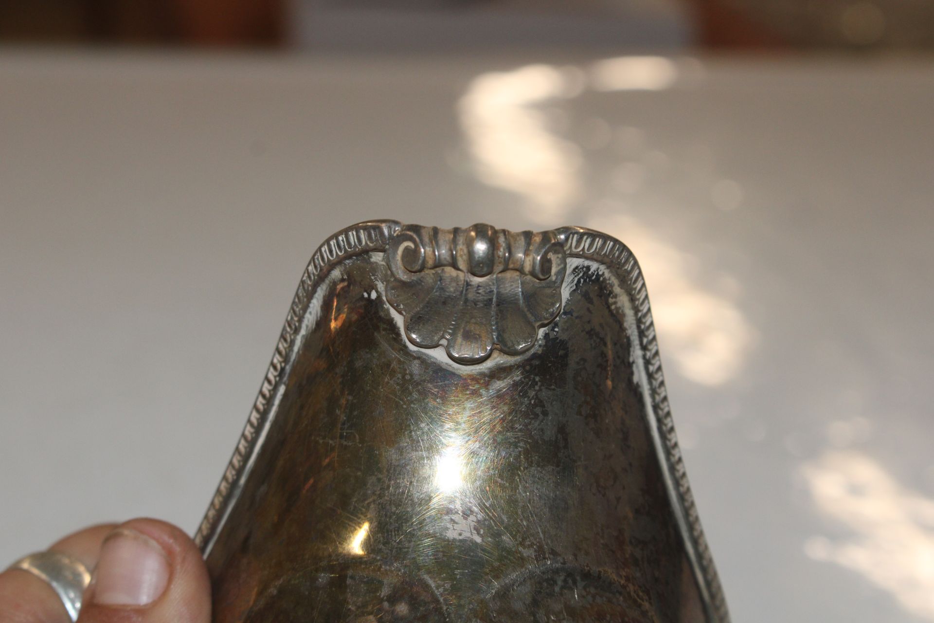 A silver sauce boat, approx. 6oz (231gms) - Image 2 of 6