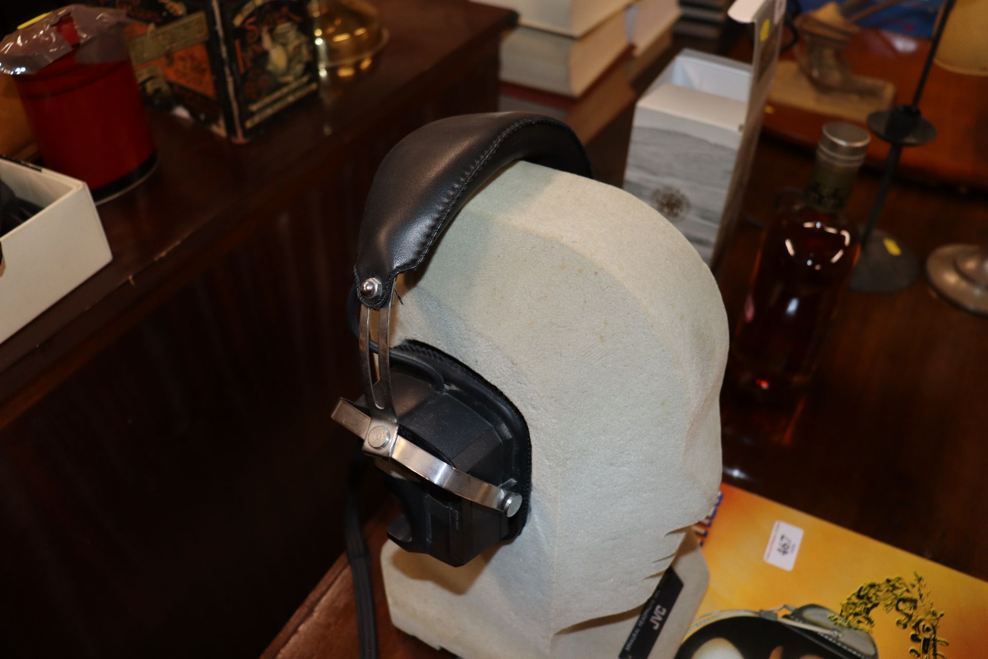 A JVC Binaural headphone - mic stand and an artifi - Image 2 of 3