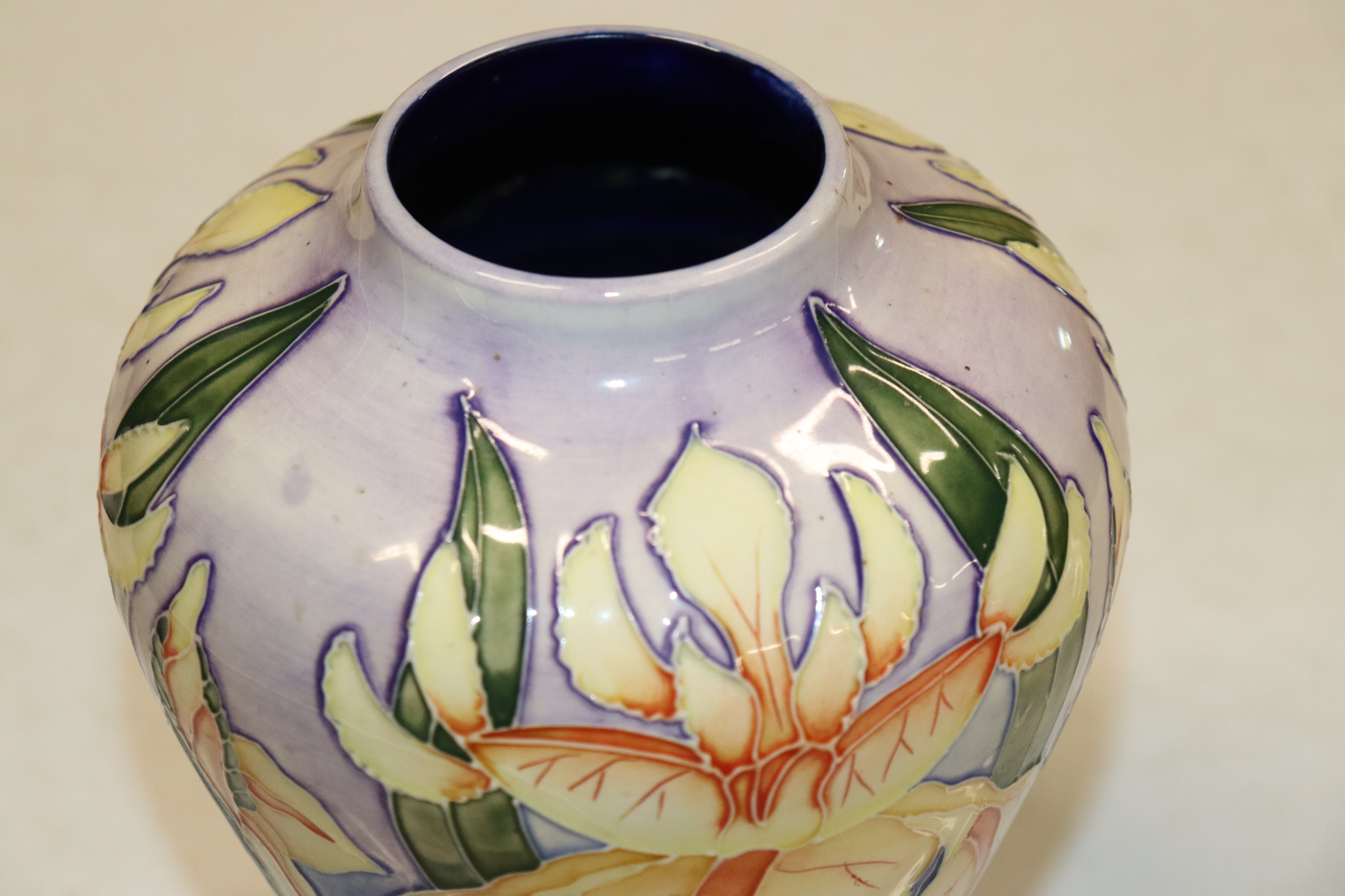 A Moorcroft Pottery vase having floral decoration, - Image 5 of 17