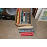 A box of various books - mostly in slip cases to i