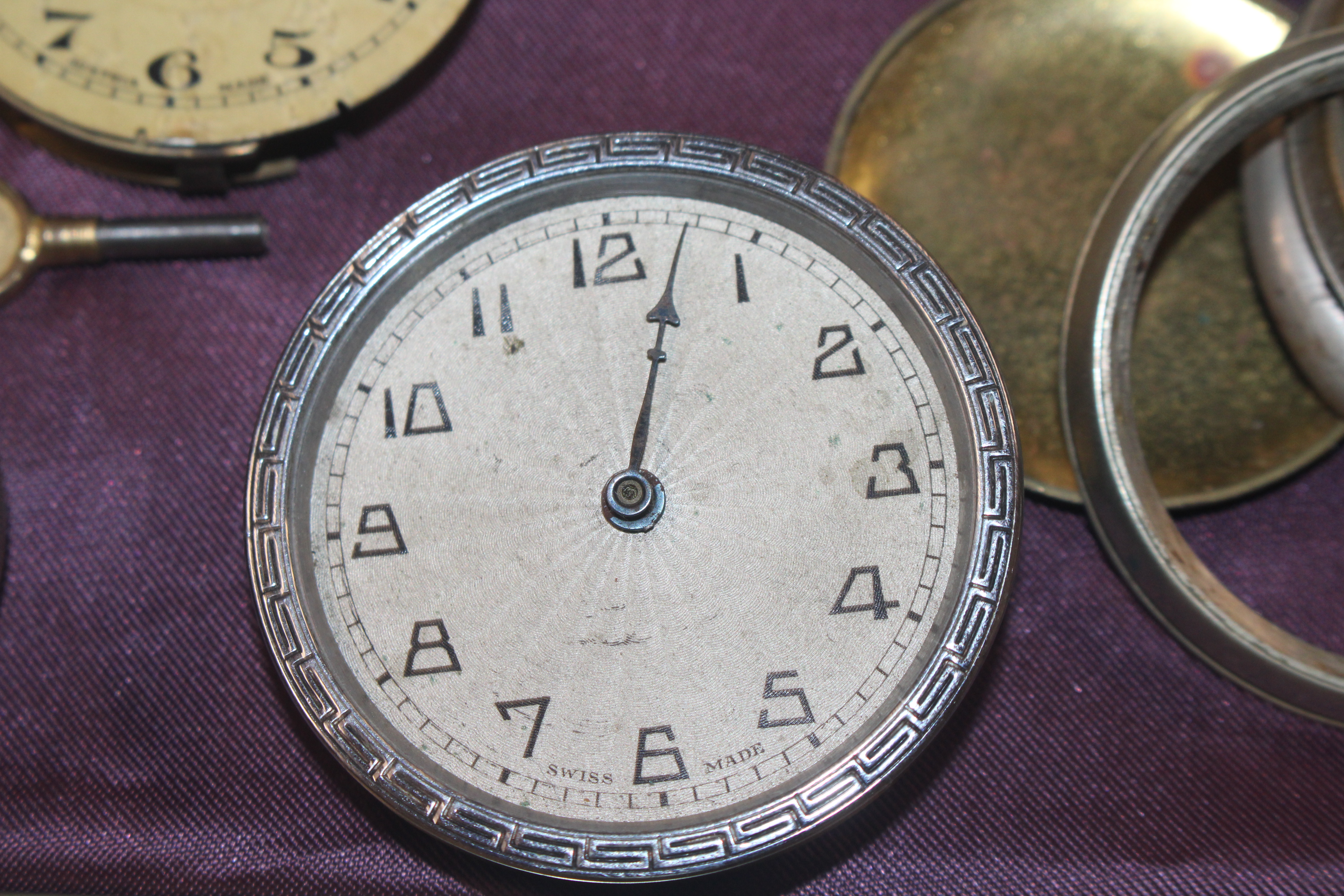 A tray of various pocket watches and parts for spa - Image 7 of 13