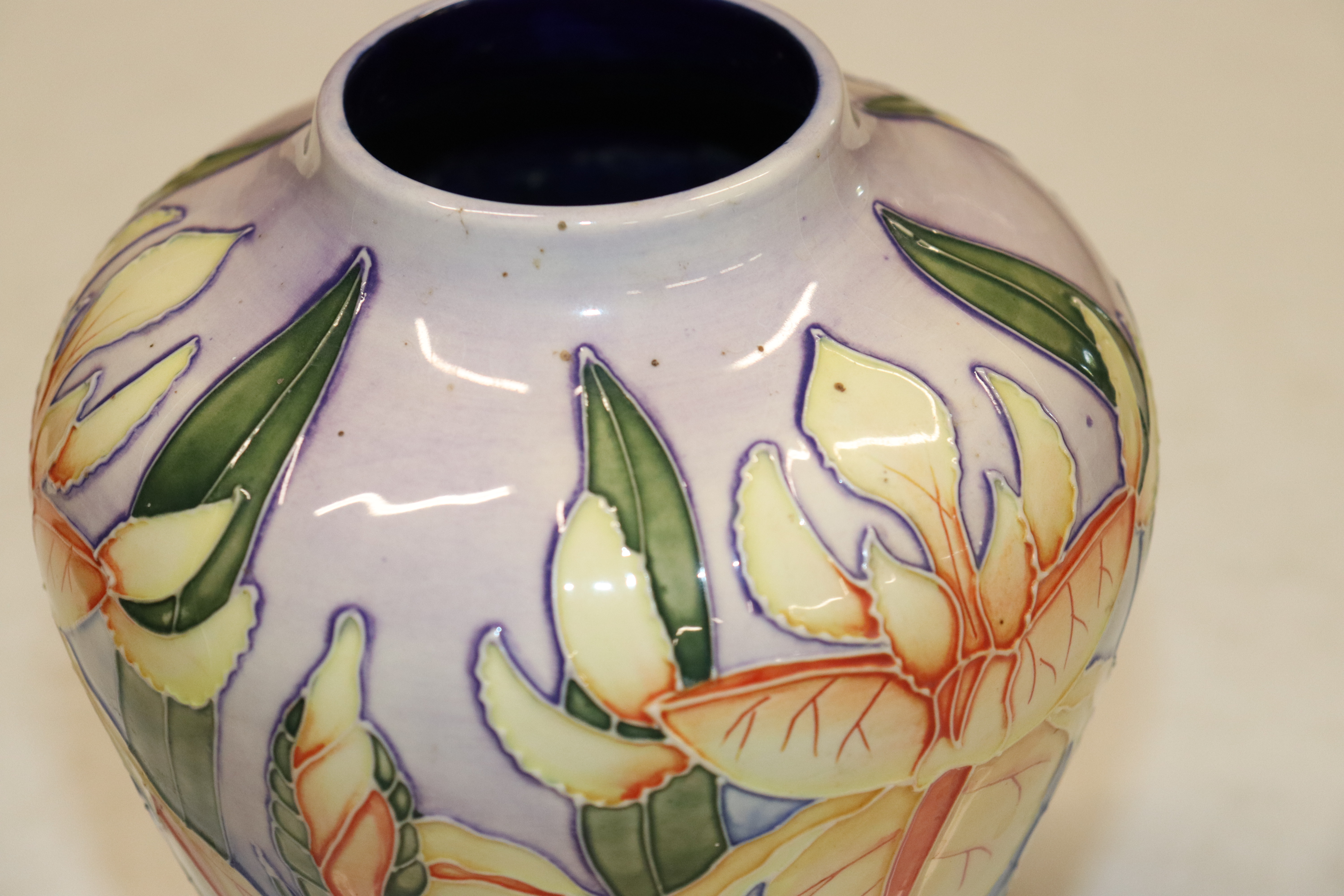 A Moorcroft Pottery vase having floral decoration, - Image 8 of 17