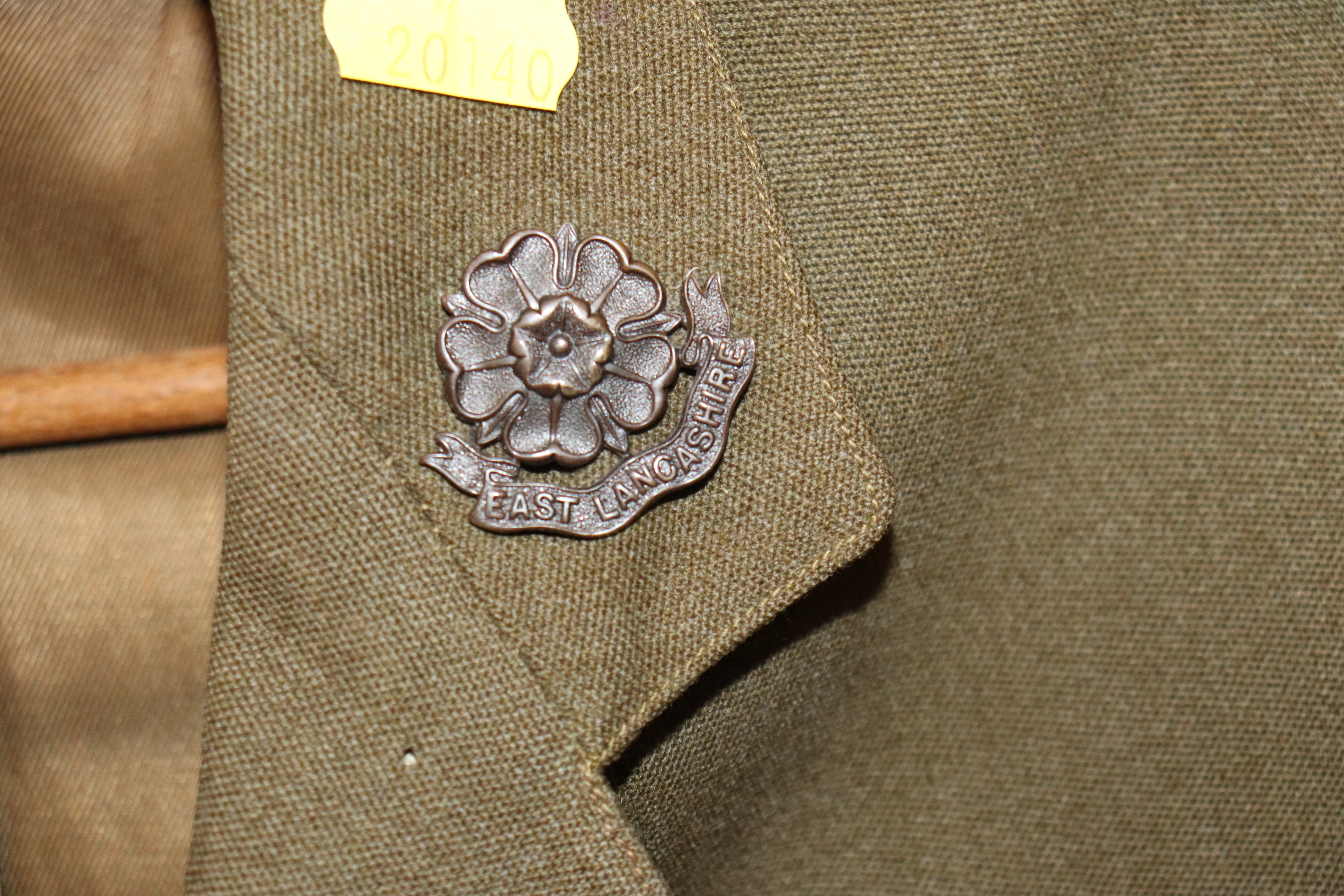 An East Lancs. Regiment jacket and a vintage gille - Image 2 of 6