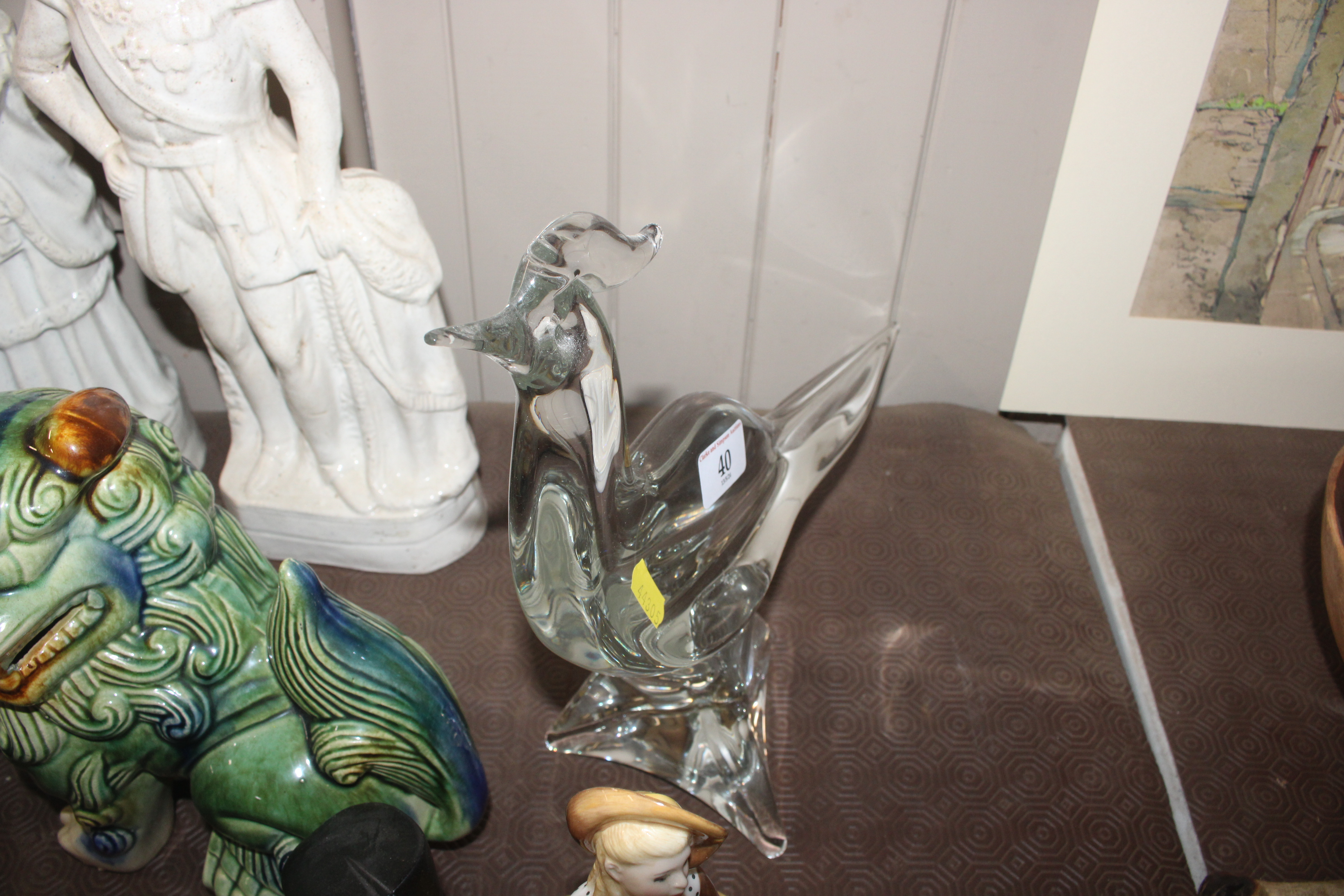 A Venetian style glass pheasant, marked to base - Image 2 of 4