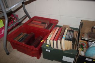 A collection of miscellaneous books including poet