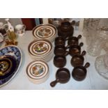 A quantity of Langley pottery dinner ware