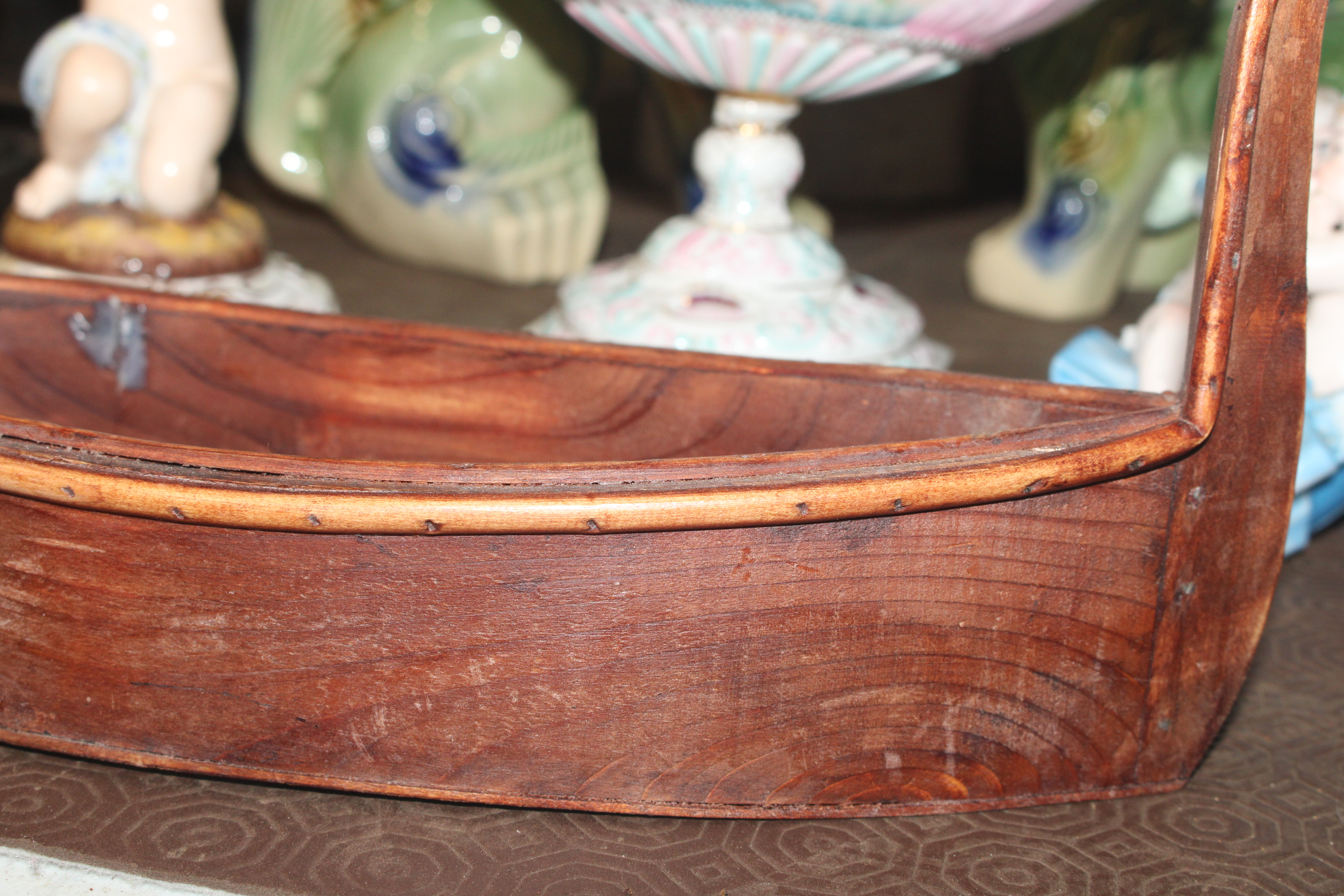 A Scandinavian treen longboat - Image 2 of 4