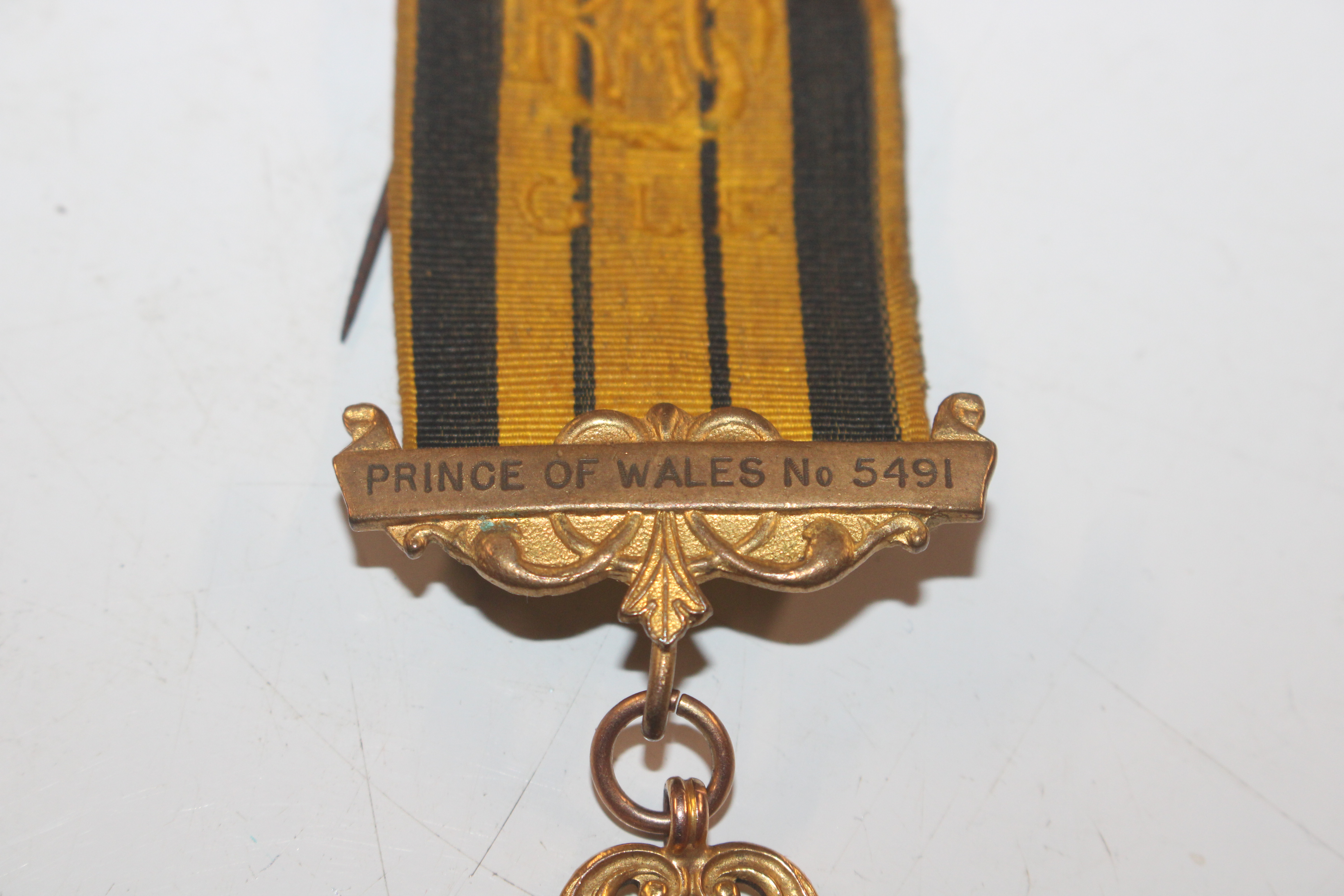 A 9ct gold Masonic medal, approx. 10gms together w - Image 3 of 7