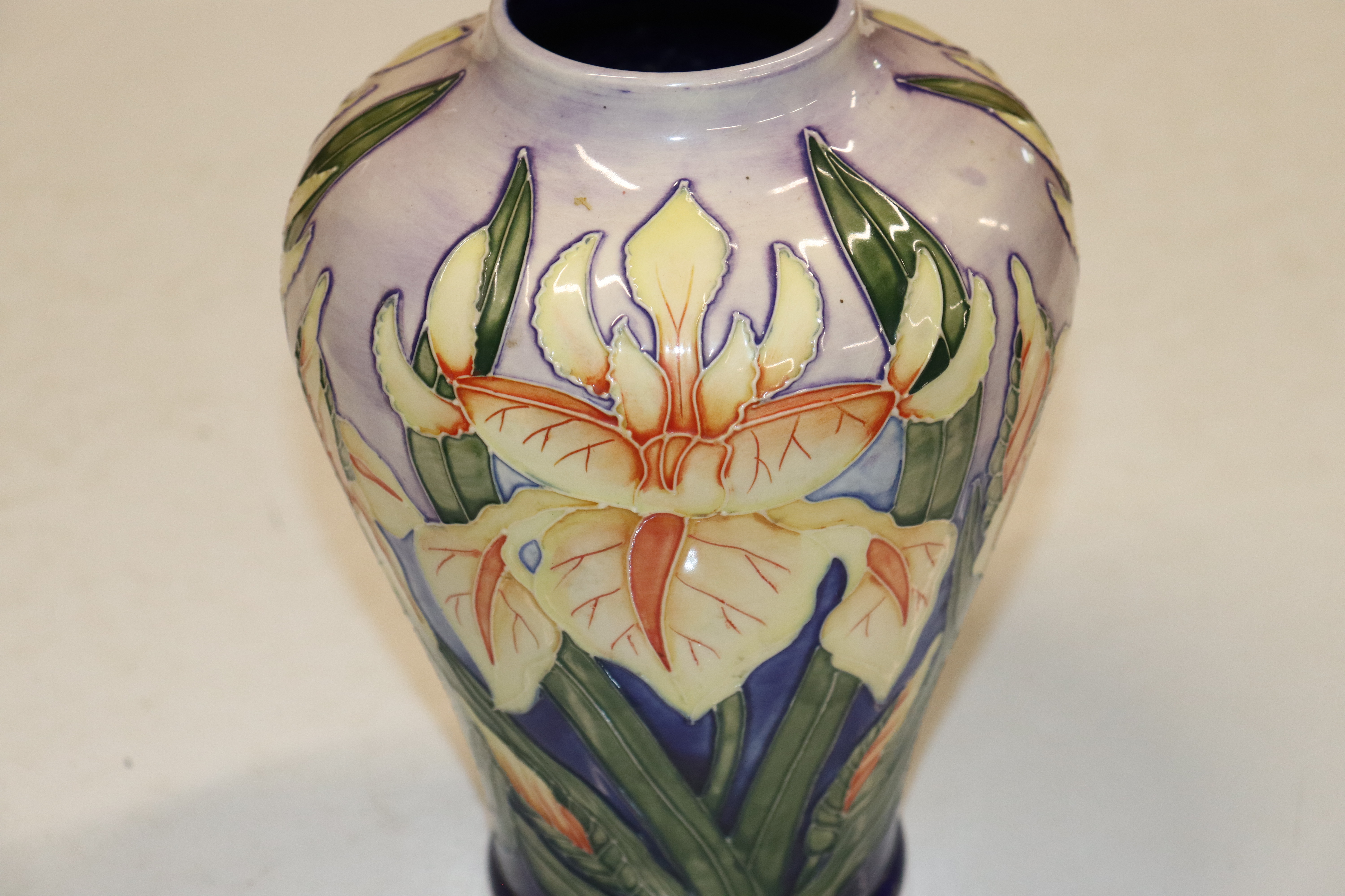 A Moorcroft Pottery vase having floral decoration, - Image 3 of 17
