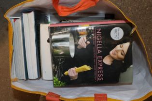 A bag of cookery books