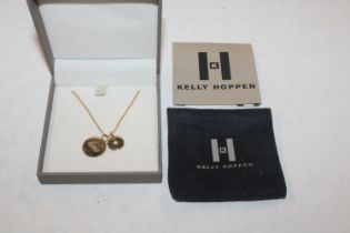 Kelly Hopden, Sterling silver gilt necklace