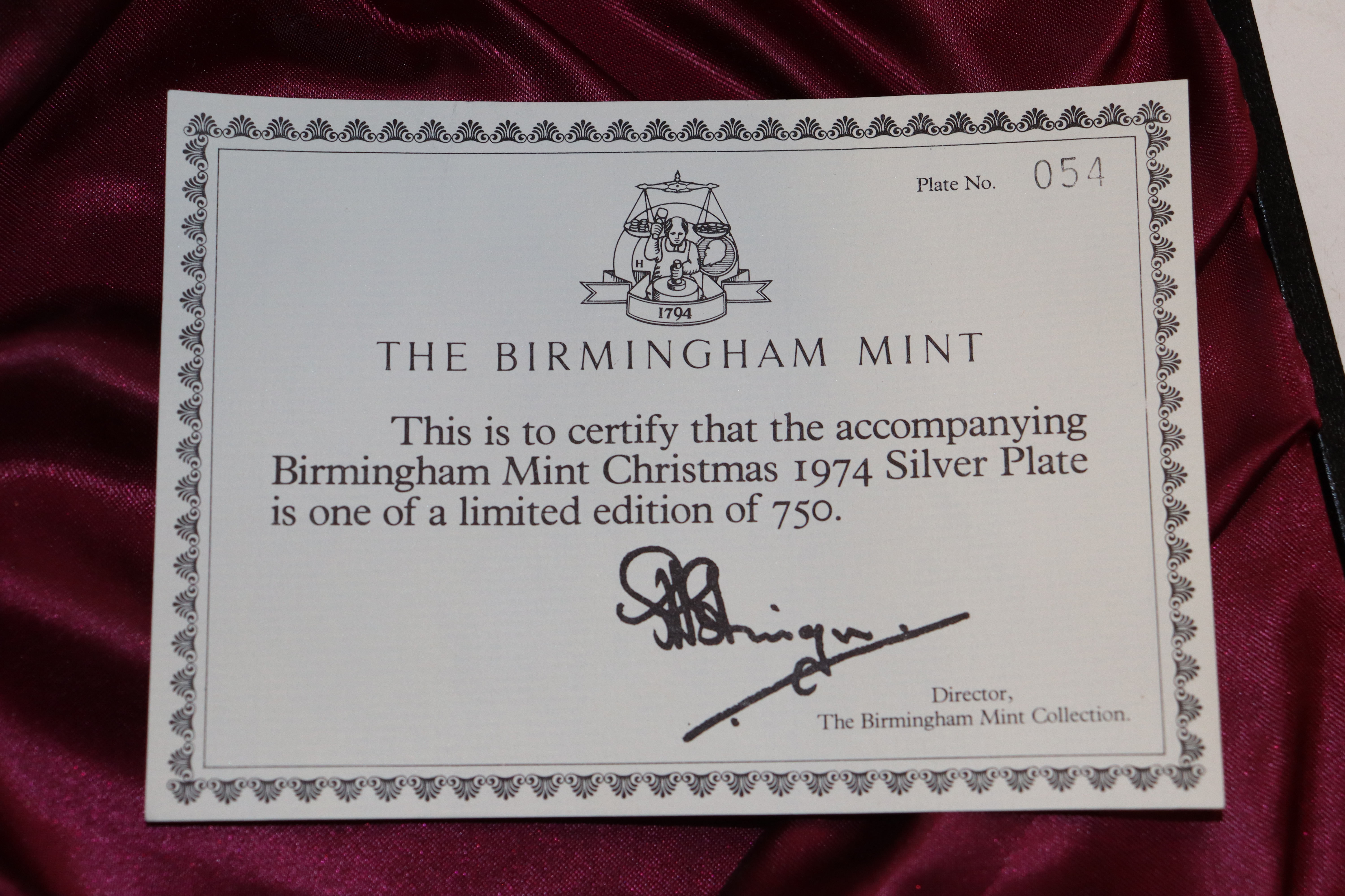 A cased The Birmingham Mint 1974 limited edition s - Image 5 of 9