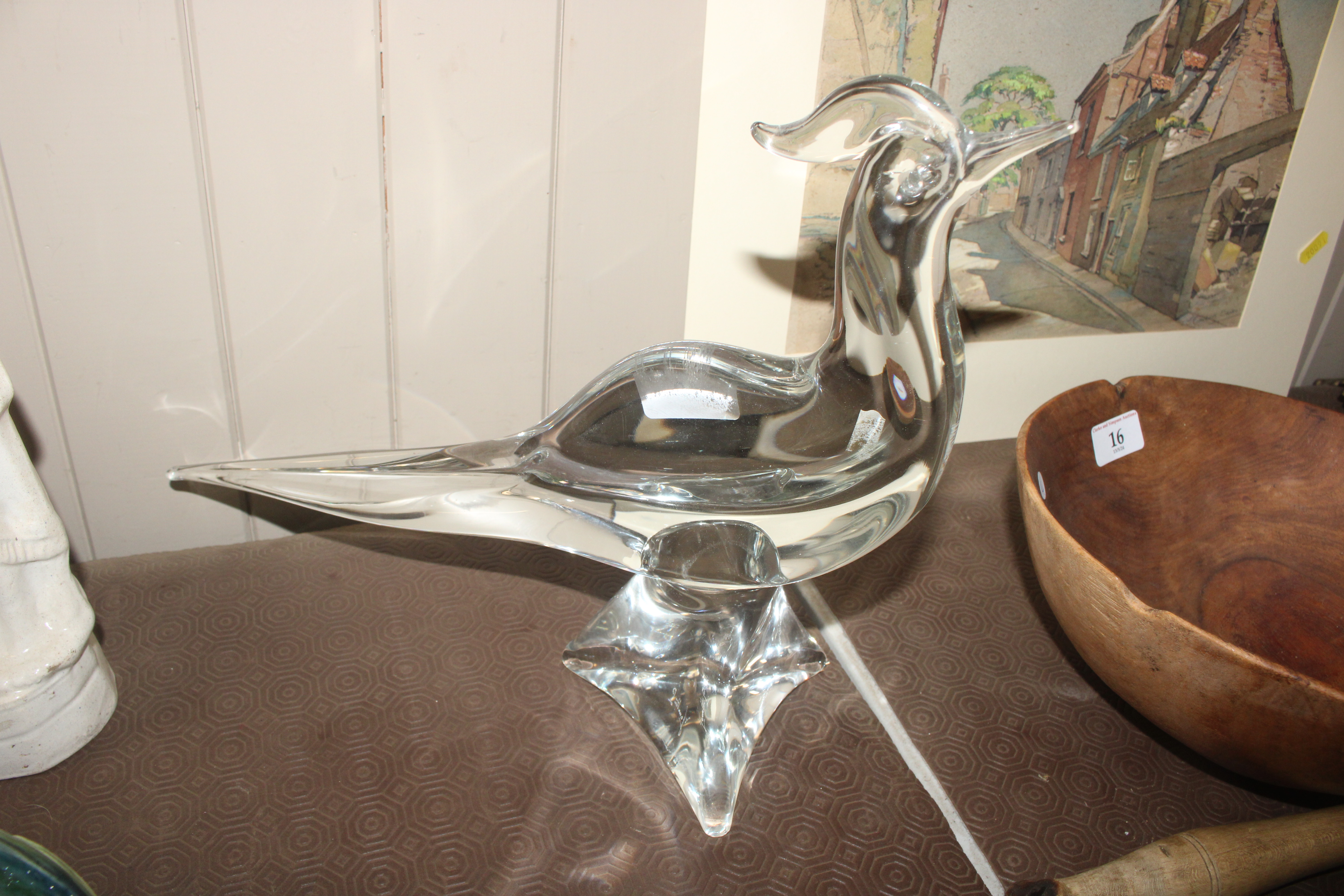 A Venetian style glass pheasant, marked to base - Image 3 of 4