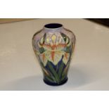 A Moorcroft Pottery vase having floral decoration,