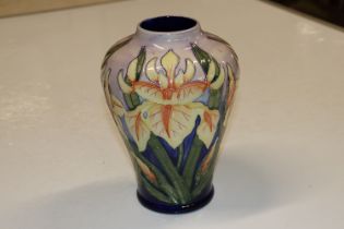 A Moorcroft Pottery vase having floral decoration,